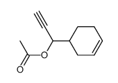 3-(Cyclohexenyl-3)-propin-(1)-ol-(3)-acetat Structure