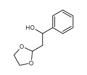 2-(2'-hydroxy-2'-phenyl)ethyl-1,3-dioxolane结构式