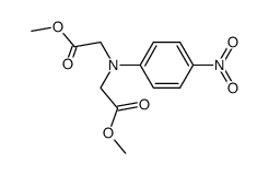 4-Nitranilino-diessigsaeuredimethylester Structure