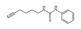 N-(4-cyano-butyl)-N'-phenyl-thiourea结构式