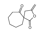 3-methylene-2-oxaspiro[4.6]undecane-1,6-dione Structure