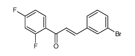 2',4'-difluoro-3-bromochalcone Structure