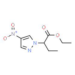 2-(4-NITRO-PYRAZOL-1-YL)-BUTYRIC ACID ETHYL ESTER结构式