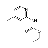 ethyl N-(4-methylpyridin-2-yl)carbamate结构式