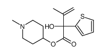 (1-methylpiperidin-4-yl) 2-hydroxy-3-methyl-2-thiophen-2-ylbut-3-enoate Structure
