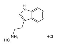 2-(1H-Indazol-3-yl)ethanamine dihydrochloride结构式