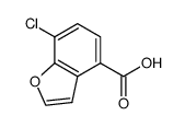 7-chloro-benzofuran-4-carboxylic acid structure