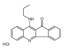 10-(propylamino)indeno[1,2-b]quinolin-11-one,hydrochloride Structure