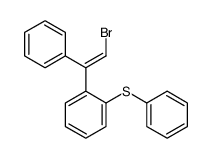 1-(2-bromo-1-phenylethenyl)-2-phenylsulfanylbenzene Structure