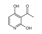 2(1H)-Pyridinone, 3-acetyl-4-hydroxy- (9CI)结构式