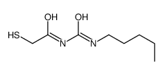 N-(pentylcarbamoyl)-2-sulfanylacetamide结构式