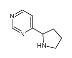 4-(2-pyrrolidinyl)-pyrimidine Structure