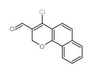 4-chloro-2H-benzo[h]chromene-3-carbaldehyde Structure