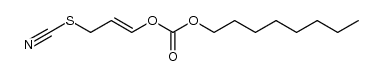 octyl (3-thiocyanatoprop-1-en-1-yl) carbonate结构式