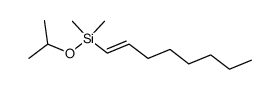 (E)-1-(isopropoxydimethylsilyl)-1-octene结构式