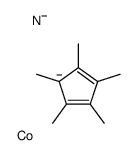 cobalt,1,2,3,4,5-pentamethylcyclopenta-1,3-diene,(sulfidoimino-λ4-sulfanylidene)azanide结构式