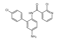 N-(5-amino-4'-chlorobiphen-2-yl)-2-chloronicotinamide结构式