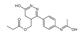 [3-(4-acetamidophenyl)-6-oxo-4,5-dihydro-1H-pyridazin-4-yl]methyl propanoate Structure