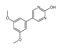 5-(3,5-dimethoxyphenyl)-1H-pyrimidin-2-one结构式