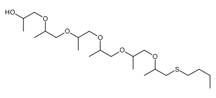 1-[1-[1-[1-[1-(1-butylsulfanylpropan-2-yloxy)propan-2-yloxy]propan-2-yloxy]propan-2-yloxy]propan-2-yloxy]propan-2-ol Structure