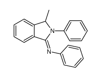 (3-methyl-2-phenyl-isoindolin-1-ylidene)-phenyl-amine Structure