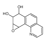 7β,8α-dihydroxy-9α,10α-epoxy-7,8,9,10-tetrahydrobenzoquinoline结构式