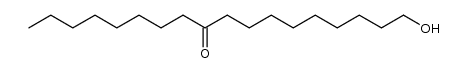 18-hydroxyoctadecan-9-one Structure