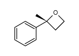 (2R)-2-methyl-2-phenyloxetane结构式