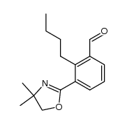 2-butyl-3-(4,4-dimethyl-4,5-dihydrooxazol-2-yl)benzaldehyde Structure