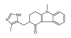 9-methyl-3-[(5-methyl-1H-imidazol-4-yl)methyl]-2,3-dihydro-1H-carbazol-4-one Structure