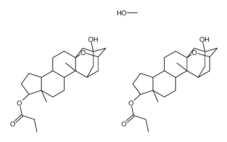 1,3-trimethylene-2',5-epoxyandrostane-3,17-diol 17-propionate structure