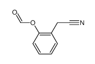 2-(cyanomethyl)phenyl formate Structure