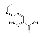 6-(Ethylamino)-3-pyridazinecarboxylic acid Structure