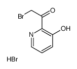 2-BROMO-1-(3-HYDROXYPYRIDIN-2-YL)ETHANONE HYDROBROMIDE结构式