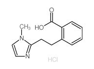 2-[2-(1-Methyl-1H-imidazol-2-yl)ethyl]-benzoic acid hydrochloride结构式