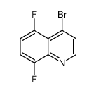 4-Bromo-5,8-difluoroquinoline structure