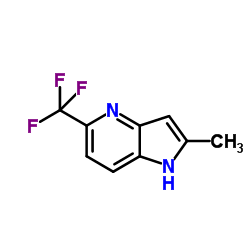 2-Methyl-5-trifluoromethyl-4-azaindole Structure