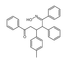5-hydroxyimino-3-(4-methylphenyl)-1,4,5-triphenylpentan-1-one结构式
