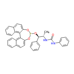 1-{(1R,2S)-1-[(11bR)-二萘并[2,1-d:1',2'-f][1,3,2]二氧磷杂七环-4-基氧基]丙烷-2-基}-3-苯基脲图片