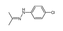 Acetone (4-Chlorophenyl)hydrazone Structure