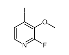 2-fluoro-4-iodo-3-methoxypyridine Structure