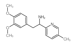 2-(3,4-Dimethoxy-phenyl)-1-(5-methyl-pyridin-2-yl) ethylamine Structure