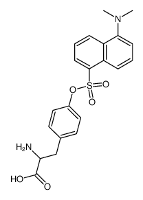 O-DANSYL-L-TYROSINE FREE ACID结构式