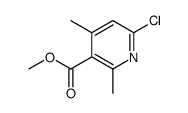 Methyl 6-chloro-2,4-dimethylnicotinate Structure