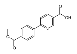 6-(4-methoxycarbonylphenyl)pyridine-3-carboxylic acid Structure