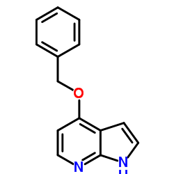 4-(苄氧基)-7-氮杂吲哚结构式