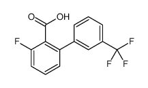 2-fluoro-6-[3-(trifluoromethyl)phenyl]benzoic acid结构式