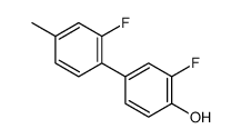 2-fluoro-4-(2-fluoro-4-methylphenyl)phenol结构式