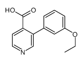 3-(3-ethoxyphenyl)pyridine-4-carboxylic acid结构式