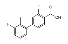 2-fluoro-4-(3-fluoro-2-methylphenyl)benzoic acid Structure